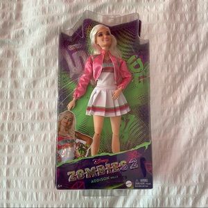NIB NRFB mattel disney zombies 2 addison wells cheerleader doll